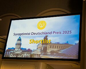 Bildschirm zeigt "Shortlist"